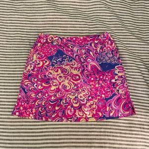Lilly Pulitzer Pink Purple Patterned Skort